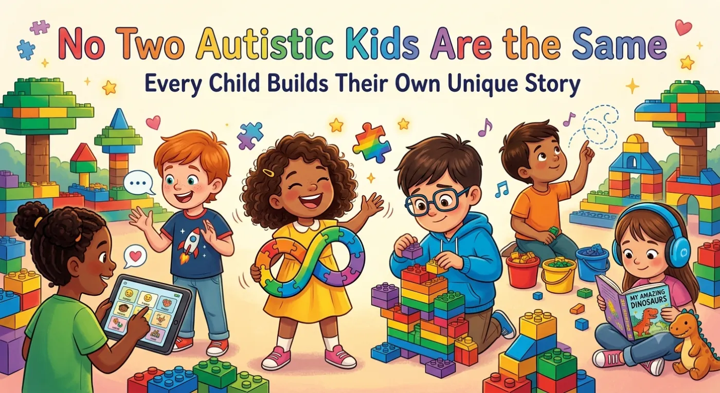 No Two Autistic Kids Are the Same — every child builds their own unique story