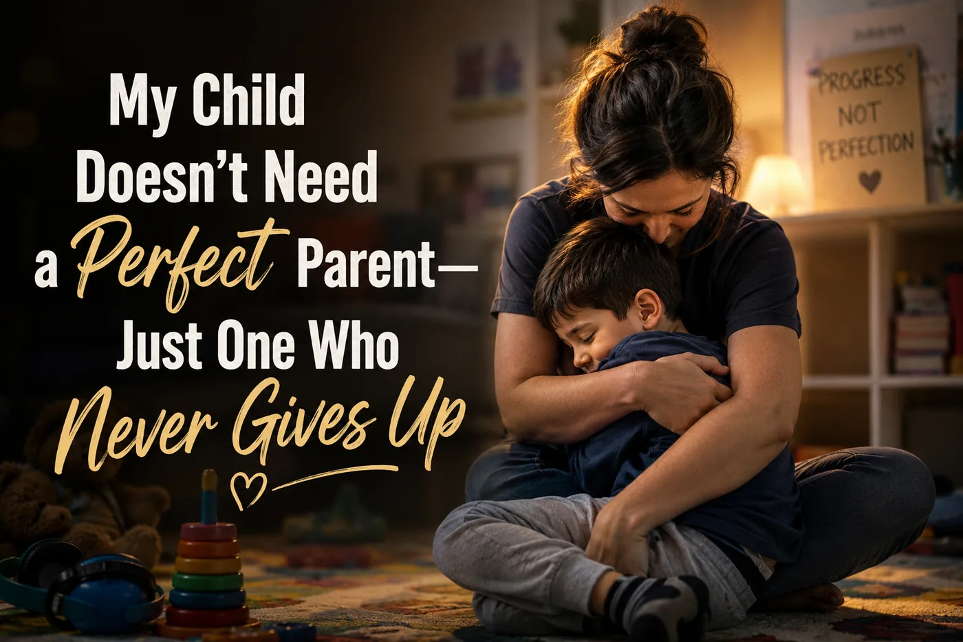 Not the parent I planned to be. Still the one who came back.