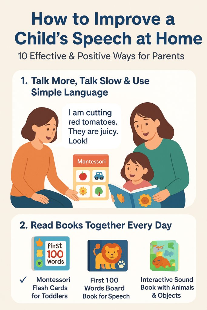 How to Improve a Child’s Speech at Home  2026(10 Effective & Positive Ways for Parents)