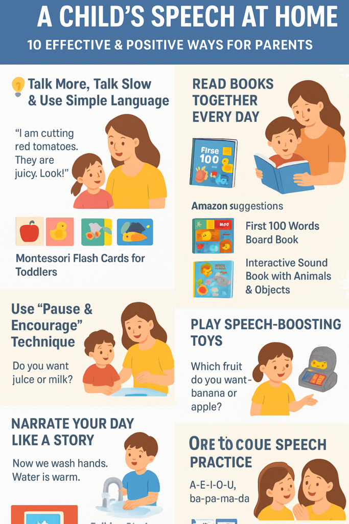 How to Improve a Child’s Speech at Home  2026(10 Effective & Positive Ways for Parents)